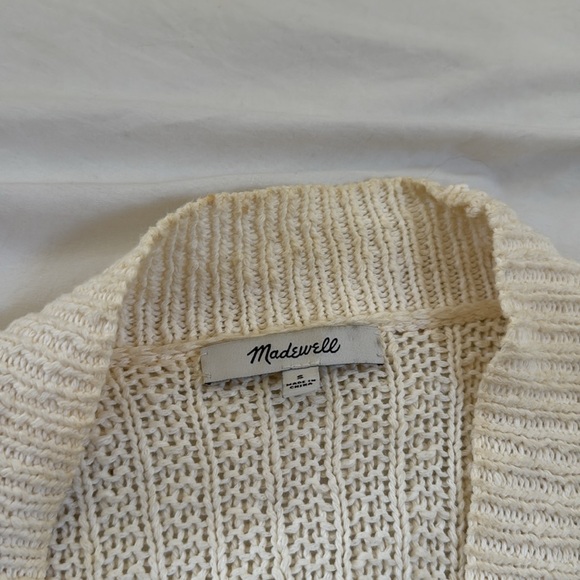 Madewell Cream Cardigan Sweater - Picture 7 of 7